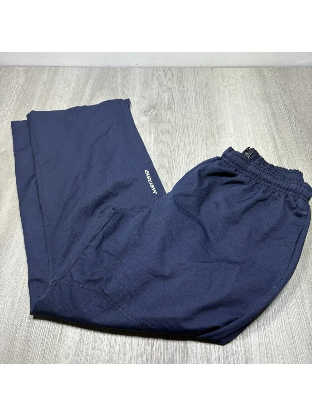 Bauer Team Hockey Warm Up Pants Men’s Medium Blue Athletic Track Pants